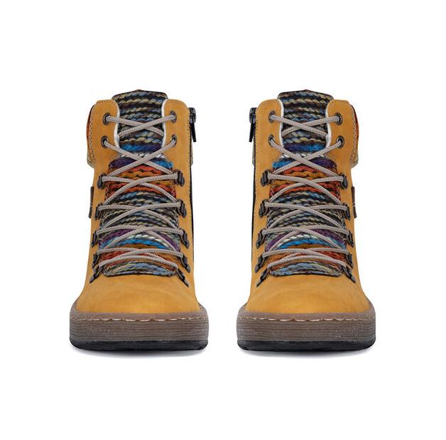 Rieker Z6743-68 Yellow Ankle Boots