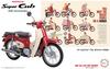 Fujimi Models NEXT Serie Honda Super Cub 110 Plastikmodellbausatz 1/12 Nr.1 EX-3 (60. Jahrestag) Vorgefärbt 12NX1EX-3