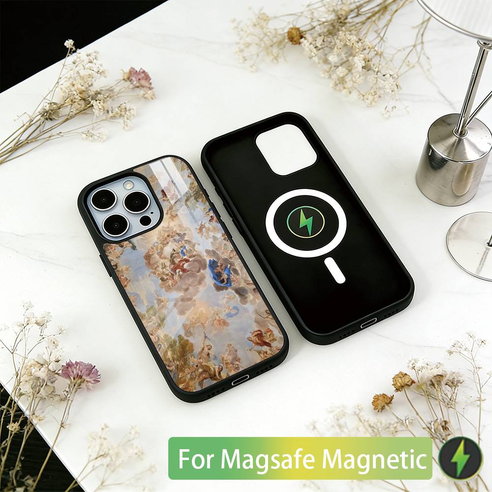 Classical Aesthetic Art  Phone Case For iPhone17,16,15,14,13,12,11 Plus,Pro Magnetic For Magsafe Wireless Charging