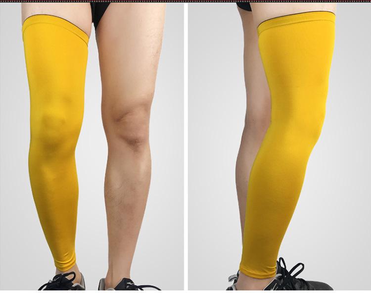 Unisexové venkovní cyklistické návleky na nohy, letní sportovní legíny s ochranou proti slunci, prodyšné elastické vybavení pro basketbal a další - HX001