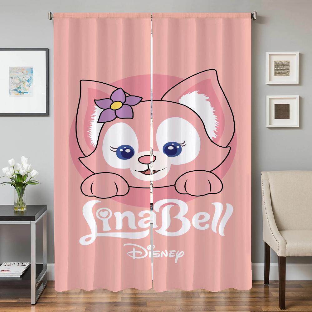 

Window Kitchen Curtains for Living Room 2 Pieces Blackout Curtains Door Curtain L-lina B-bell Bedroom Decoration Partition Home W50xH70cmx2pcs-CL