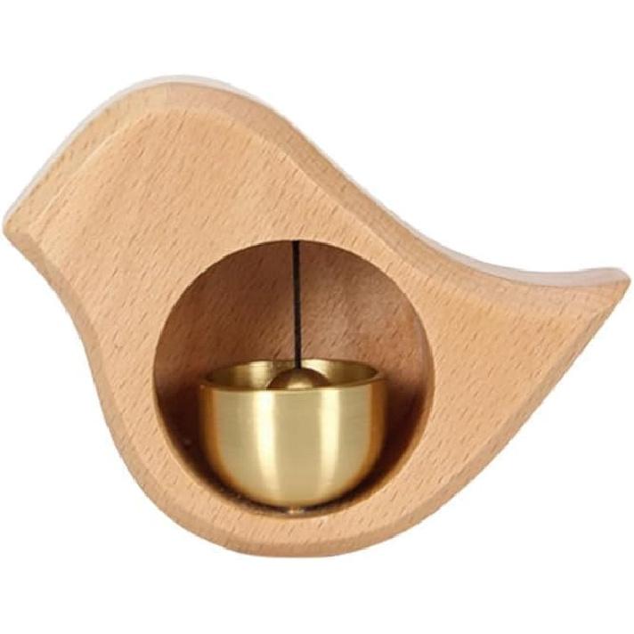 Wooden Shopkeepers Bell for Door Opening, for Home and Business, Shop Entry Alert Chime Chime for Home Refrigerator, Porch, Creative Crafts Gift