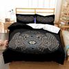 Viking Duvet Cover Set Viking Symbols Bedding Sets Scandinavian Folklore Motifs Northern Germanic Culture Celtic Comforter Cover