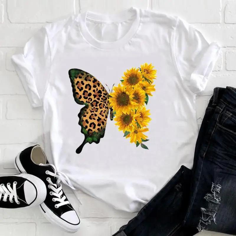 Flowers Instagram Explosion in Europe and The United States Clothing Top Shortsleeved Tshirt Oversized T Shirt Tops