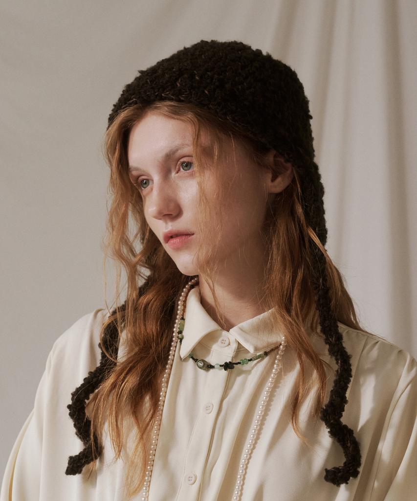 Miseutikotita Soft String Crochet Hat - Brown
