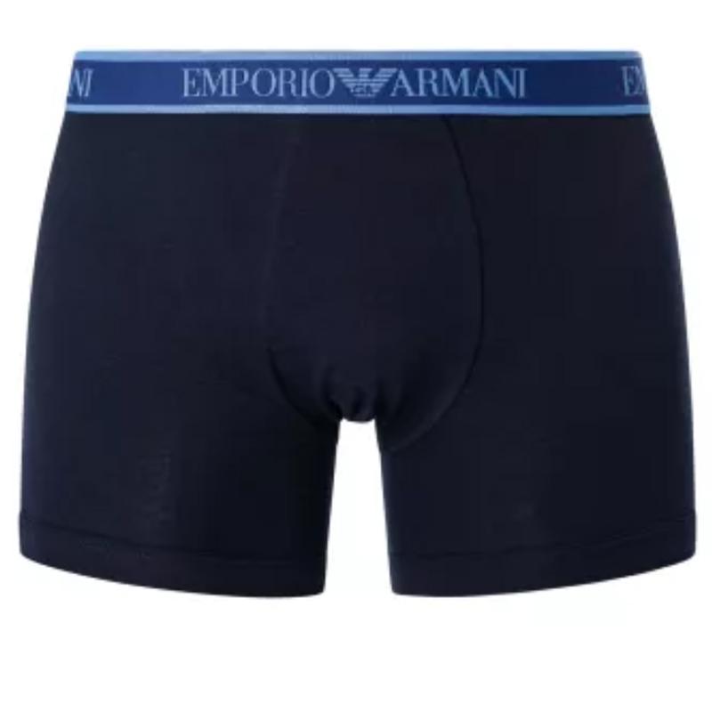 Emporio Armani Men' Boxer Briefs 3 Pack Black, Blue, Navy 112131-4F717-75336