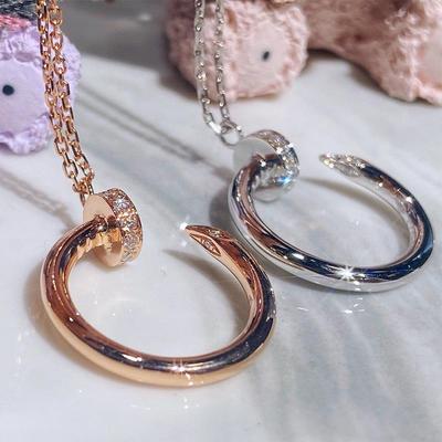 Yüksek Sınıf Hissi Kolye Basit Moda Yüz Eşleşen Köprücük Kemiği Zinciri Bayan c Kolye Takı