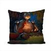 The Wild RRobot Pillow Case For Car Sofa Decorative Home Doublesided Print Plush Square Throw Pillow Cushion Cover