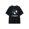 Li-Ning X Disney Mickey Print Crew Neck Pullover T-Shirt Unisex Tops Black AHST313-1