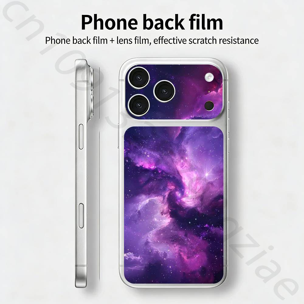 

Seaside scenario Wine Lemon For iPhone 17 pro Max /17 pro Full Cover Decal Skin Wrap 3D Colorful Rear Protective Sticker Film iPhone17pro