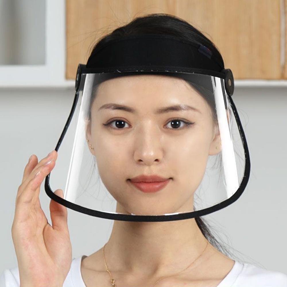 Transparent Face Cover Sun Hat For Cycling Outdoor Sports Adjustable Lens Clear Full Face Shield Visor Mask For Motorcycle Beach