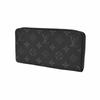 Louis Vuitton Zippy Letter Logo Zip Wallet Monogram Eclipse Canvas Women Wallet Gray M11611