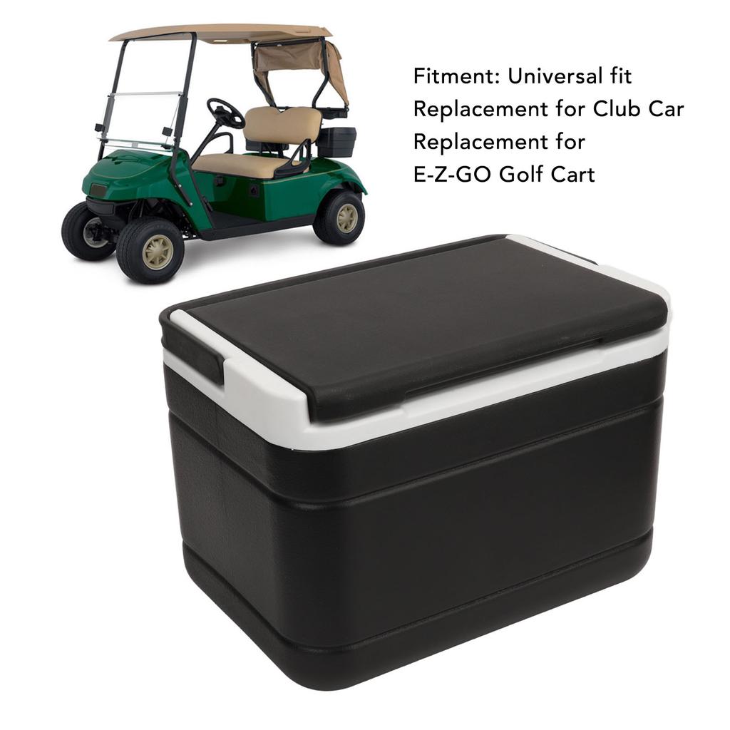 Golf Cart Ice Cooler with Mounting Bracket Kit 6L Capacity Portable Universal Fit Replacement for E‑Z‑GO Golf Cart