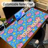 Large Mouse PadMr. Men & Little Miss Custom Name Text Personalized Desk Mat Non Slip Gaming Pad