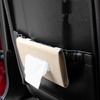 2 PCS Car Tissue Holder Sun Visor Napkin Holder With Tissue Refill Car Mask Holder PU Leather Tissue Box Tissue Box Holder Hanging Tissue Holder Mask