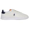 Polo Ralph Lauren Court Lær Rund Tå Snøresko Herre Sneakers Hvit 809931260002