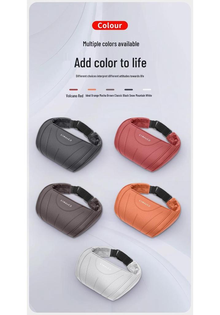 Lynk & Co Car Headrest Neck & Lumbar Support Cushion for Models 01-09