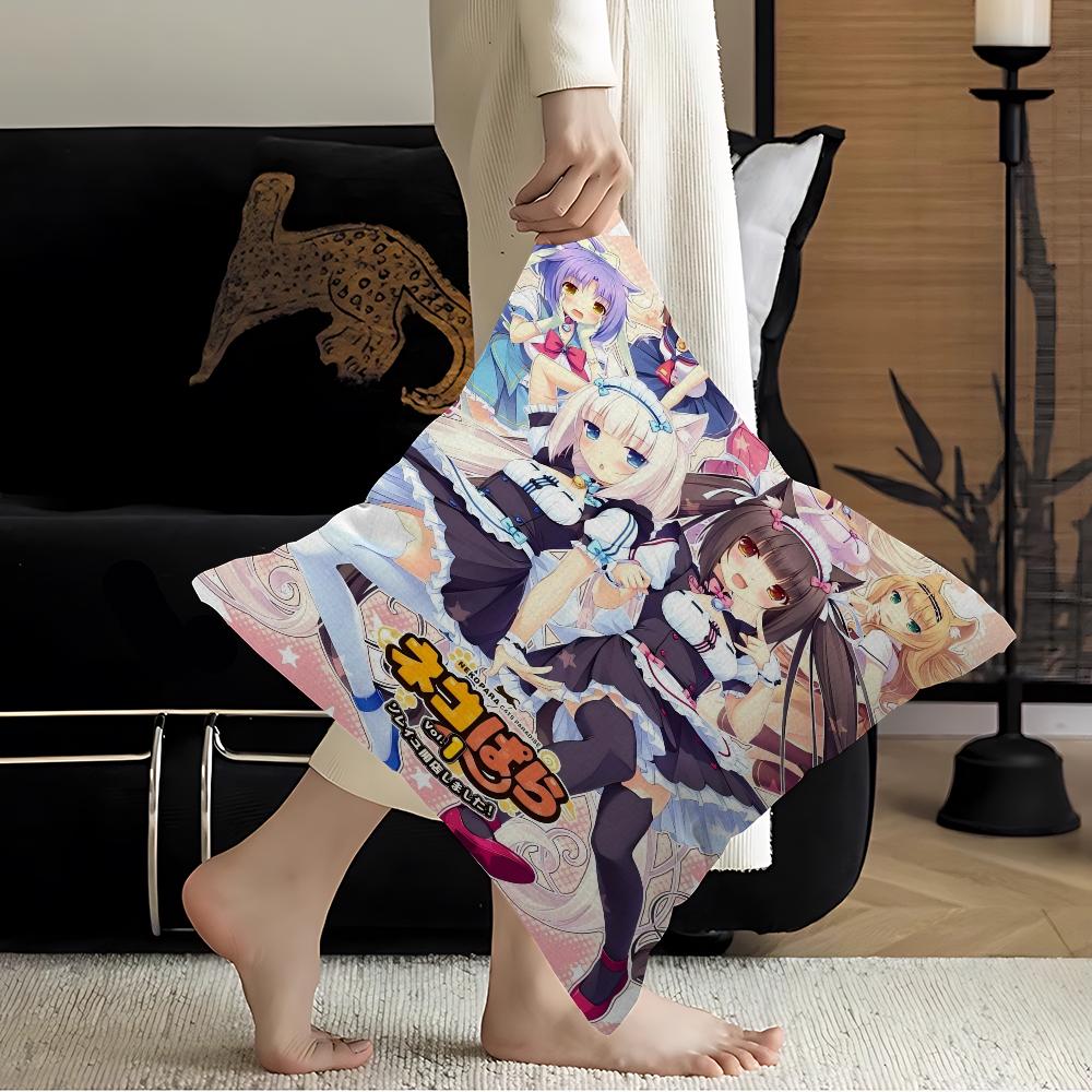 Nekopara Neko Anime Pillow Cover Design cushion Cover decor Holiday Decorati