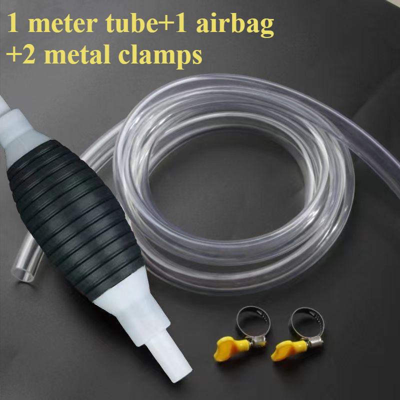 Car Manual Fuel Pump Kit Hand Suction Oil Extractor Durable Pipe for Petrol Diesel Liquid Pumping Universal Vehicle Accessories