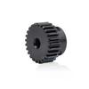 1Pcs 1Mod Spur Gear Metal Transmission Gear 4-15mm Bore 45# Steel 1M 15/16/17/18/20/24/25/30/35 Tooth Pinion Motor Convex Gear