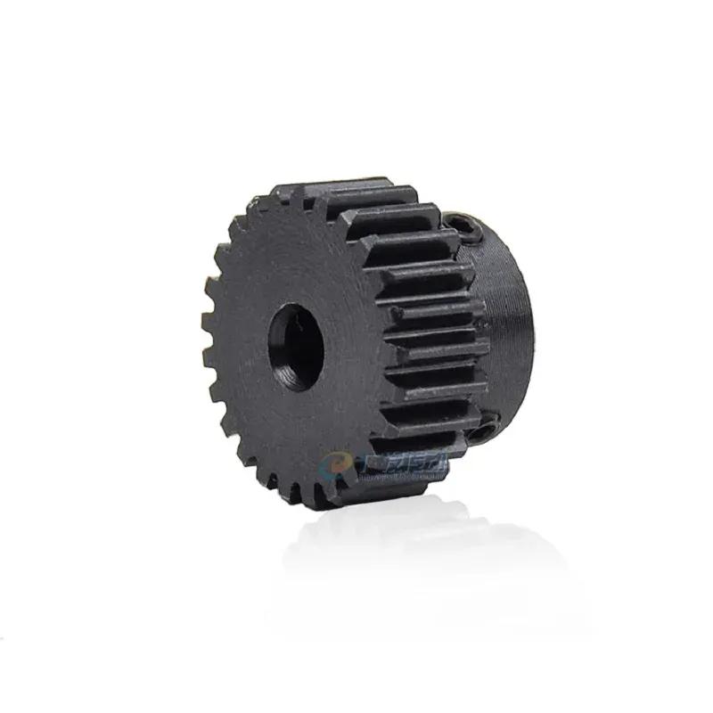 1Pcs 1Mod Spur Gear Metal Transmission Gear 4-15mm Bore 45# Steel 1M 15/16/17/18/20/24/25/30/35 Tooth Pinion Motor Convex Gear