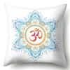Buddha Head Eye Print Cushion Cover Case Buddhism Decorative Pillow Cover Polyester Home Hotel Car Decoration Pillowcase 45X45CM