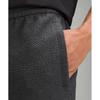 Lululemon Textured Double Knit Cotton Short 7  Heathered Black Black