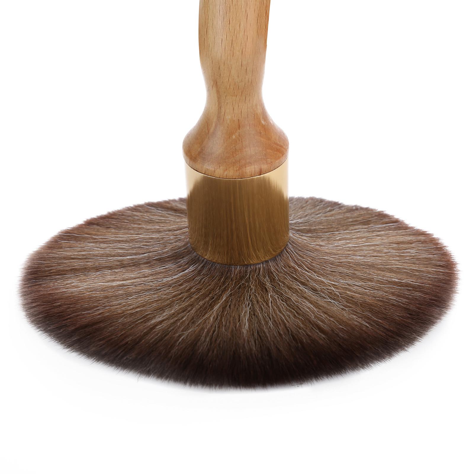 Broken Hair Sweep Brush Neck Face Duster Professional Salon Barber Hairdressing Brush