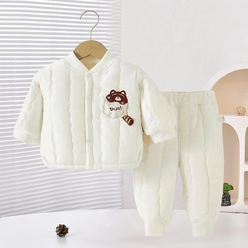 Ensemble Body & Vêtement d'extérieur Hiver Dessin Animé pour Bébé Nouveau-né Rampant