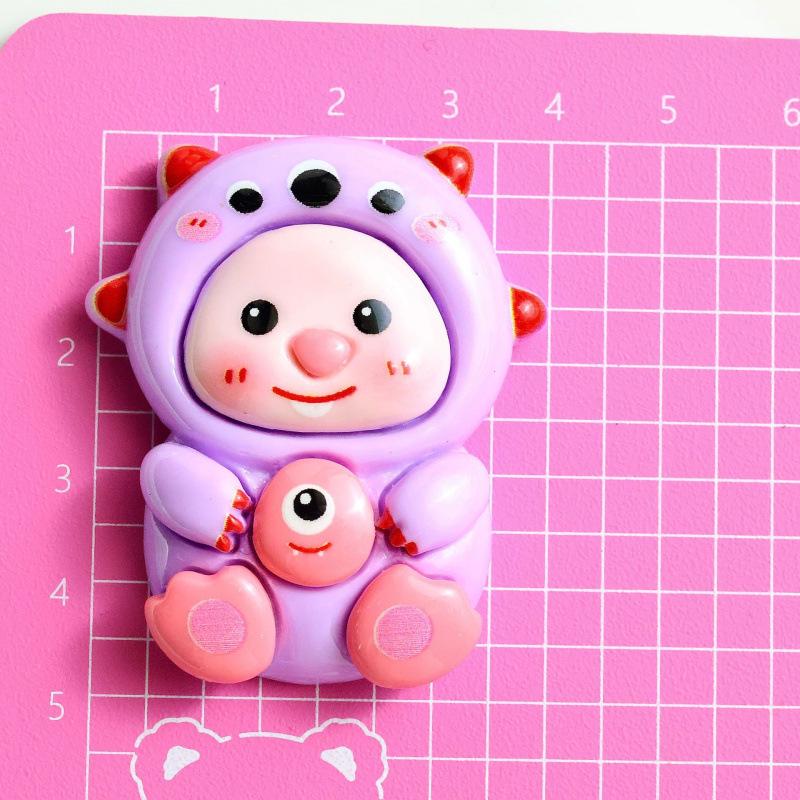Cartoon Resin Hair Clip & DIY Decorative Charms