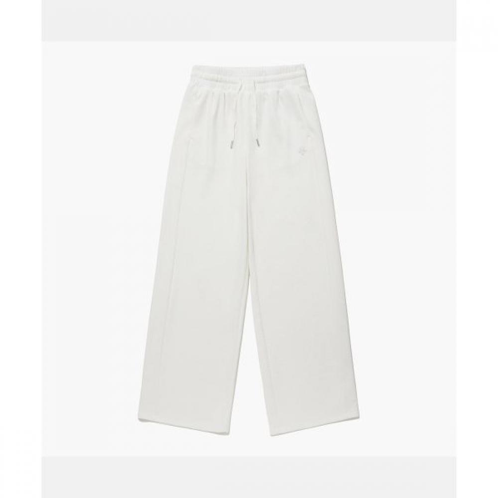 

DeScente Women S Shirring emboSSed Wide Fit Training pantS Ivory IVY0IVORY/65
