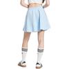 adidas Elastic Waist Slim-Fit Mini Skirt Women Bottoms Blue IT9843