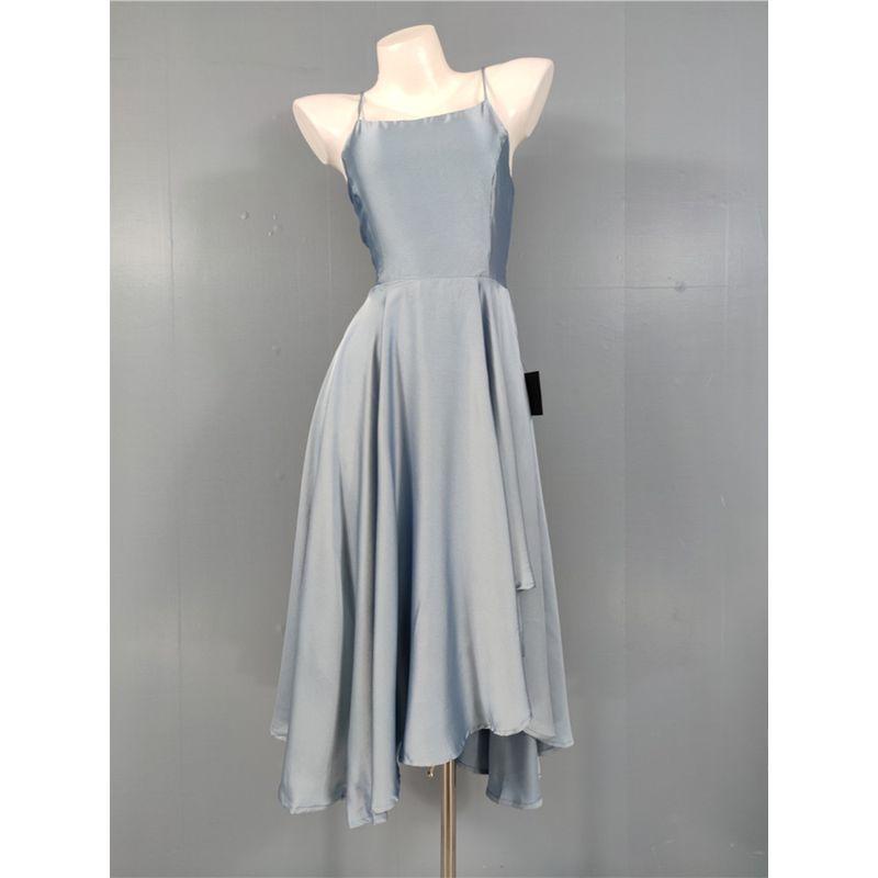 Export Lu's Sling Strap Sexy Open Back Elegant Elegance Vacation Summer Beautiful Lady Casual Dress