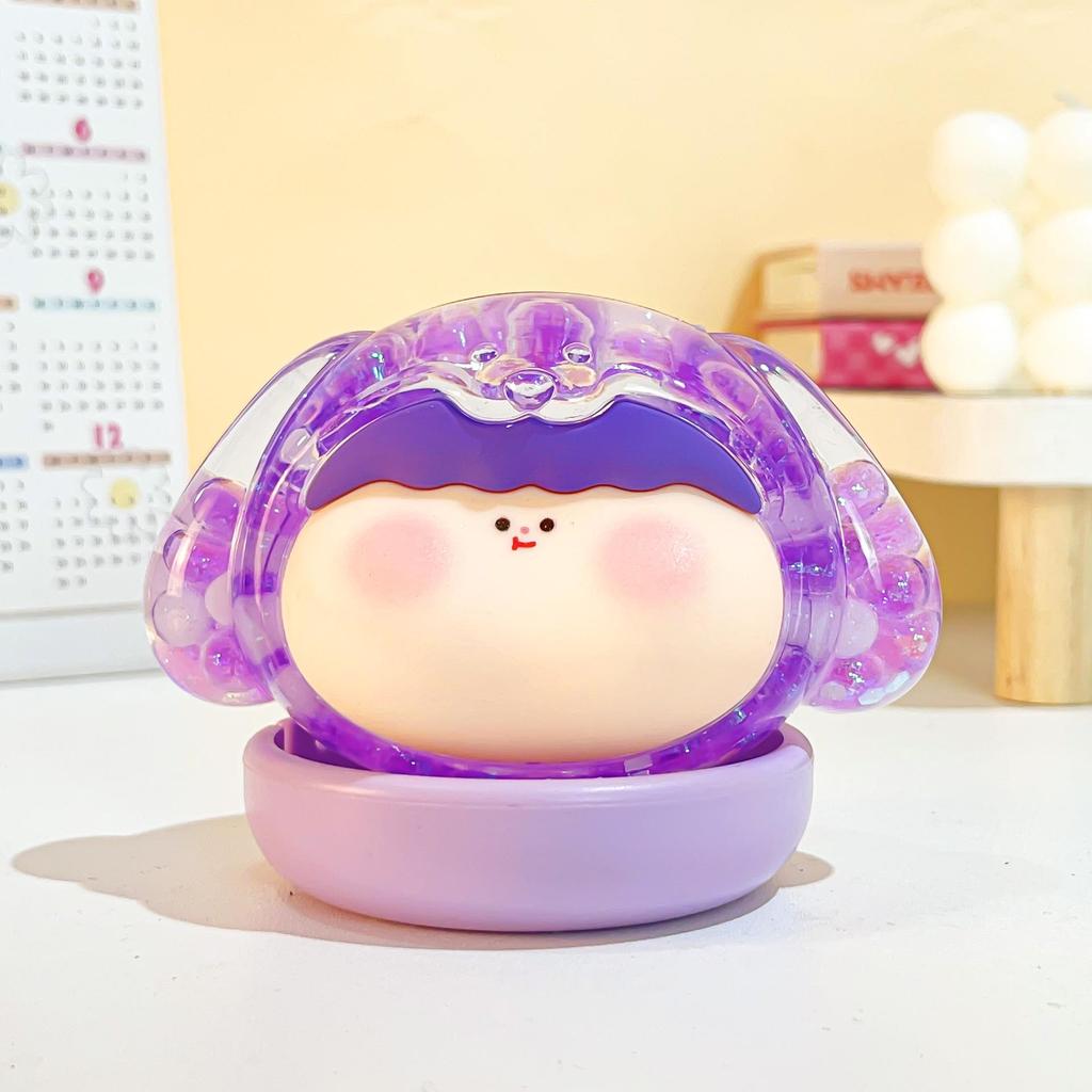 Douyin Style Lilith Dog Head Cartoon Glitter Ornaments Blind Box