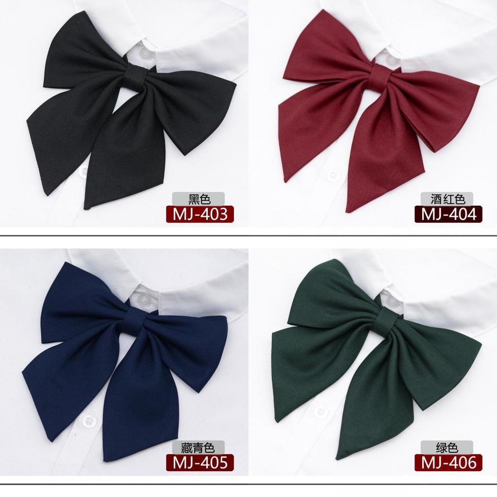Adult Women School Uniform Bow Tie With Breathable Cotton For Office And Casual Wear