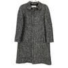 Saint Laurent Paris 2015 Houndstooth Soutien Collar Coat 402944 Coat 34 Black X whiteUsed