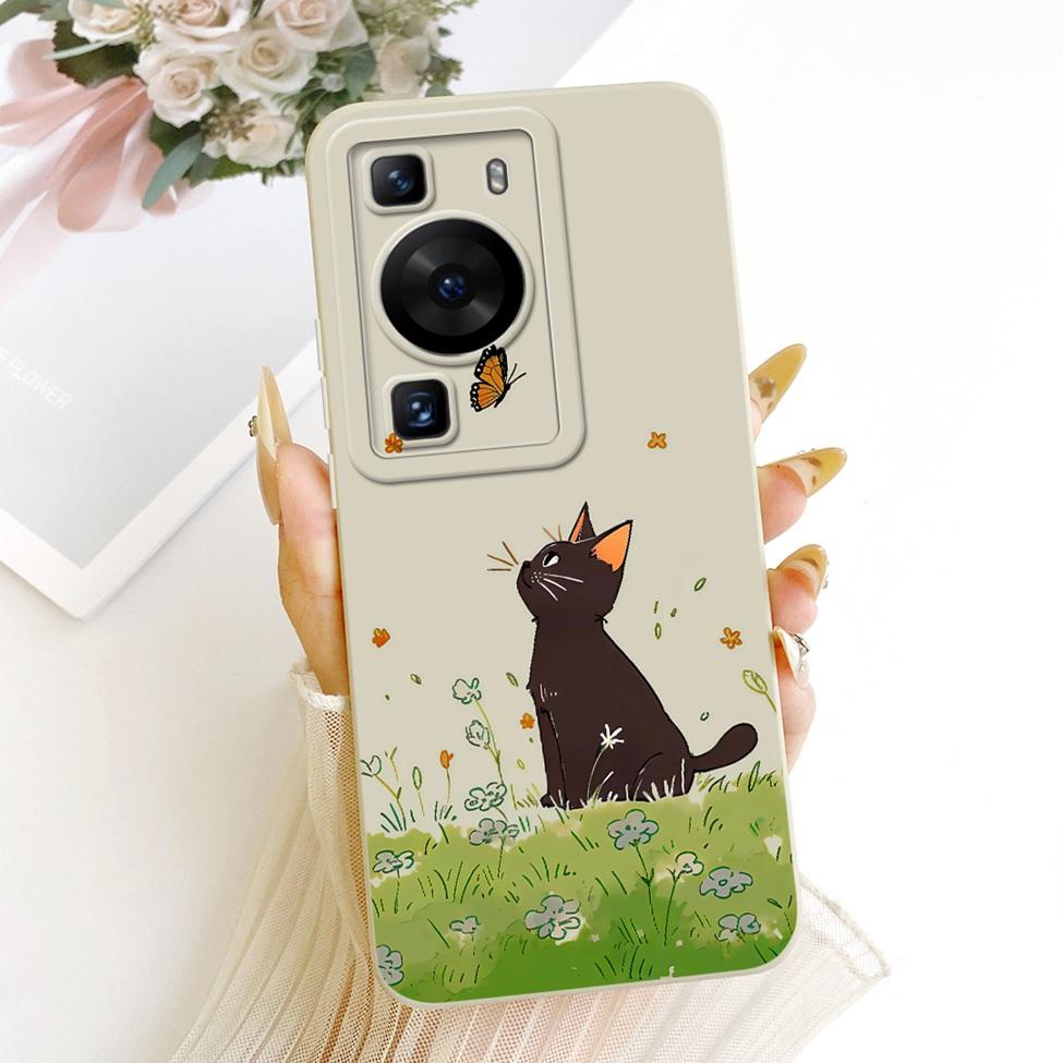Casing For Huawei P60 Cover Fashion Cartoon Cute Funny Painted Silicone Funda For Huawei P60 LNA-AL00 Phone Case