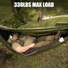 Lightweight Portable 4 in 1 Hammock Tent with Rain Tarp and Mosquito Net for Hiking Jungle Outdoor in Blue