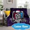 Custom Name High Party Blanket bed sofa Blanket Flannel Blanket for Camping, Hiking, Picnic Essentials,gift for Fan family