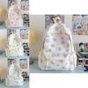 Star Printed Cute Girl Backpack For School And Daily Use Made Of Nylon