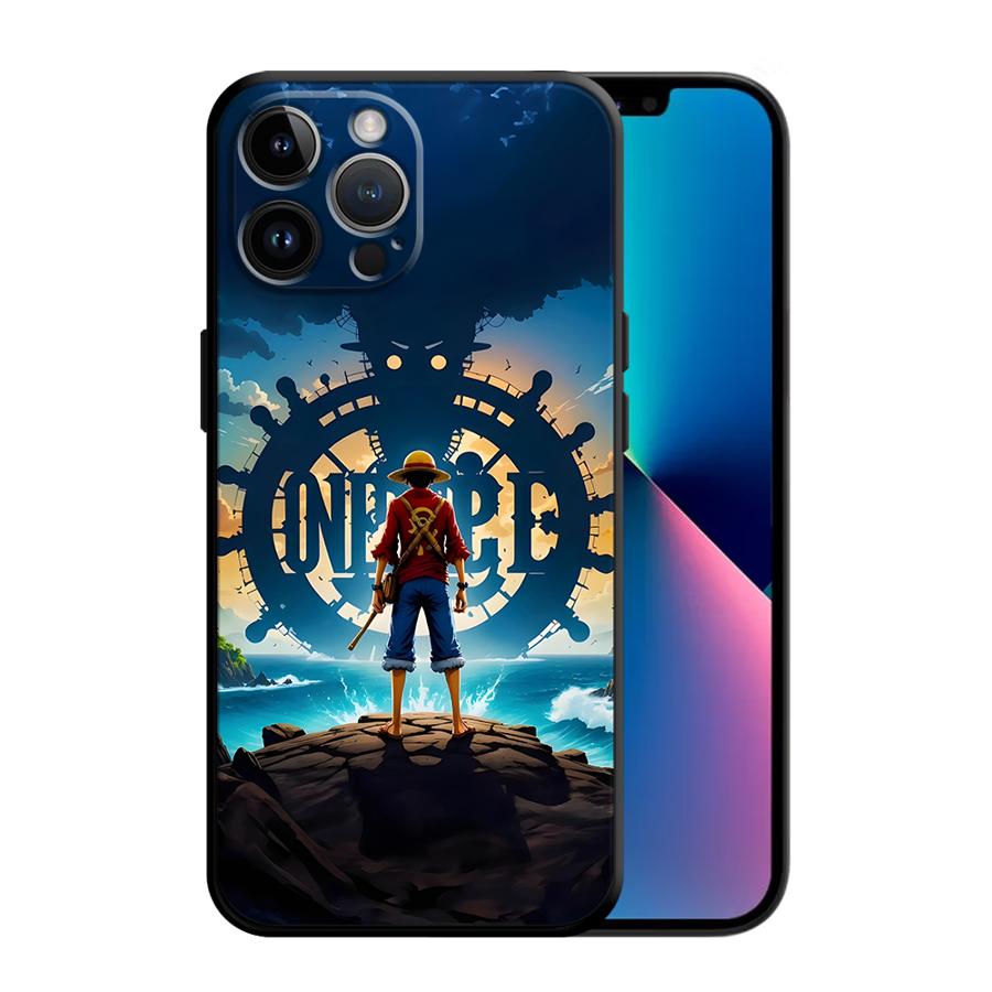 

Чехол-бампер One Piece Luffy для Apple iPhone 12 Mini 7 6s 14 15 16 Pro Max XS X 13 Pro SE 11 16e 8 Plus XR iPhone 11 Pro