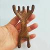 Body Meridian Massage Comb Sandalwood Deer Antlers Wide Tooth Anti-static Smooth Hair Massager