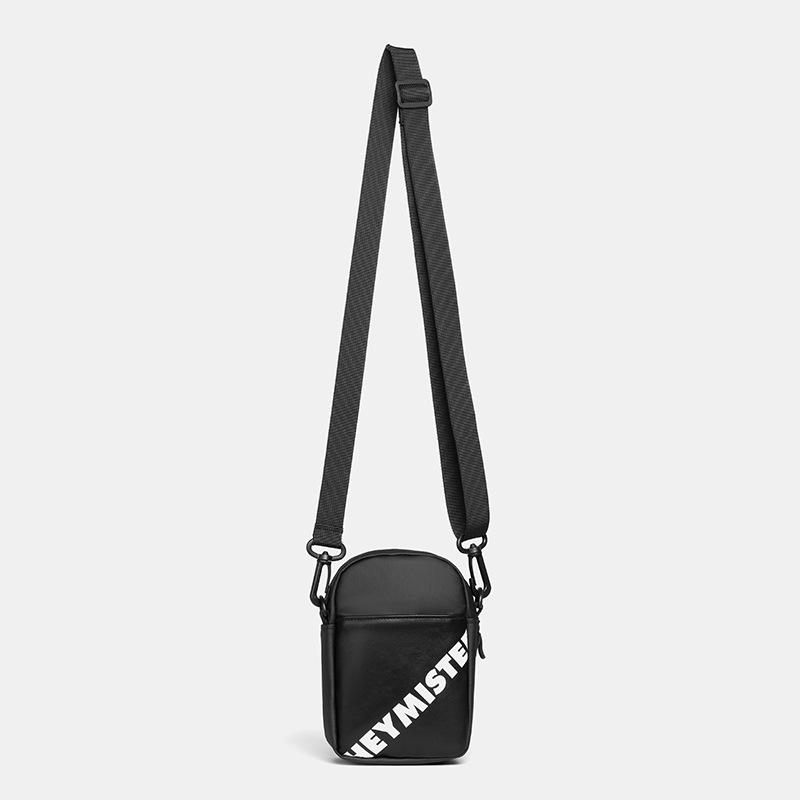 

Shoulder Bag Women S Trendy Brand Messenger Bag Light Casual Bag Summer Sports Small Satchel Simple Outdoor Mobile Phone Bag Men чёрный