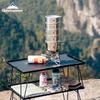 Portable Outdoor 304 Stainless Steel Camping Bowls Set 600ml Outdoor Bowling Set With Handle