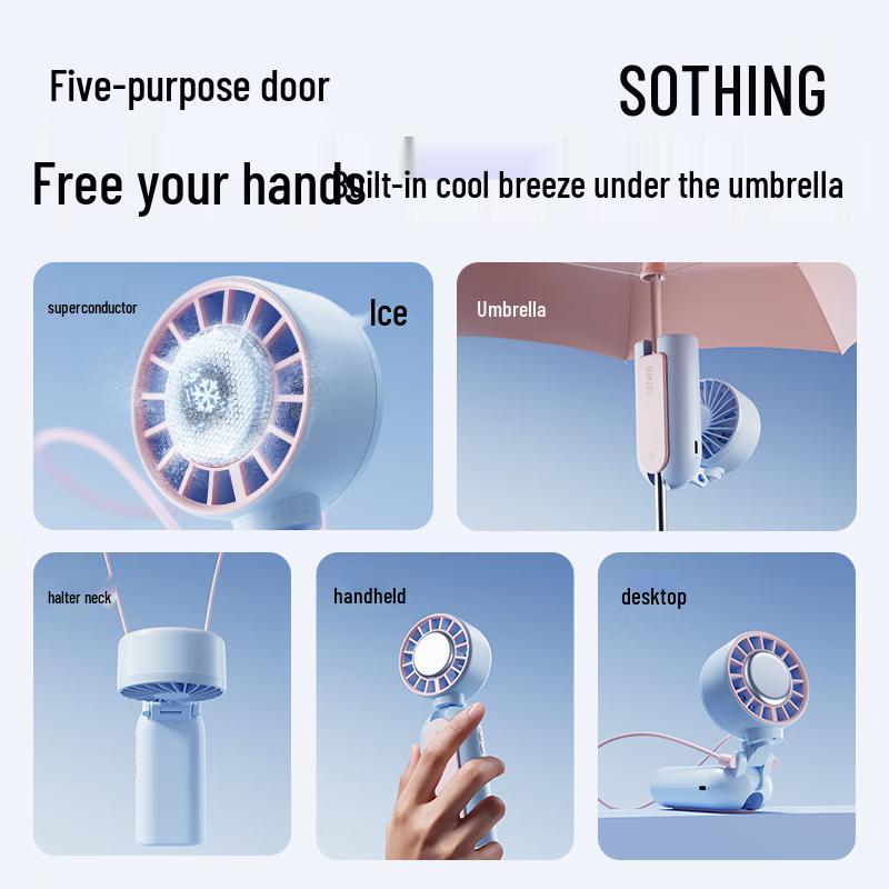 SOTHING Clip-on Umbrella Cooling Fan