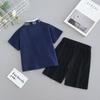Boys Hanbok Suit Summer Children's Thin Section of Short-sleeved Two-piece Set of Girls Chinese Style Tang Suit Performance Clothing Tide