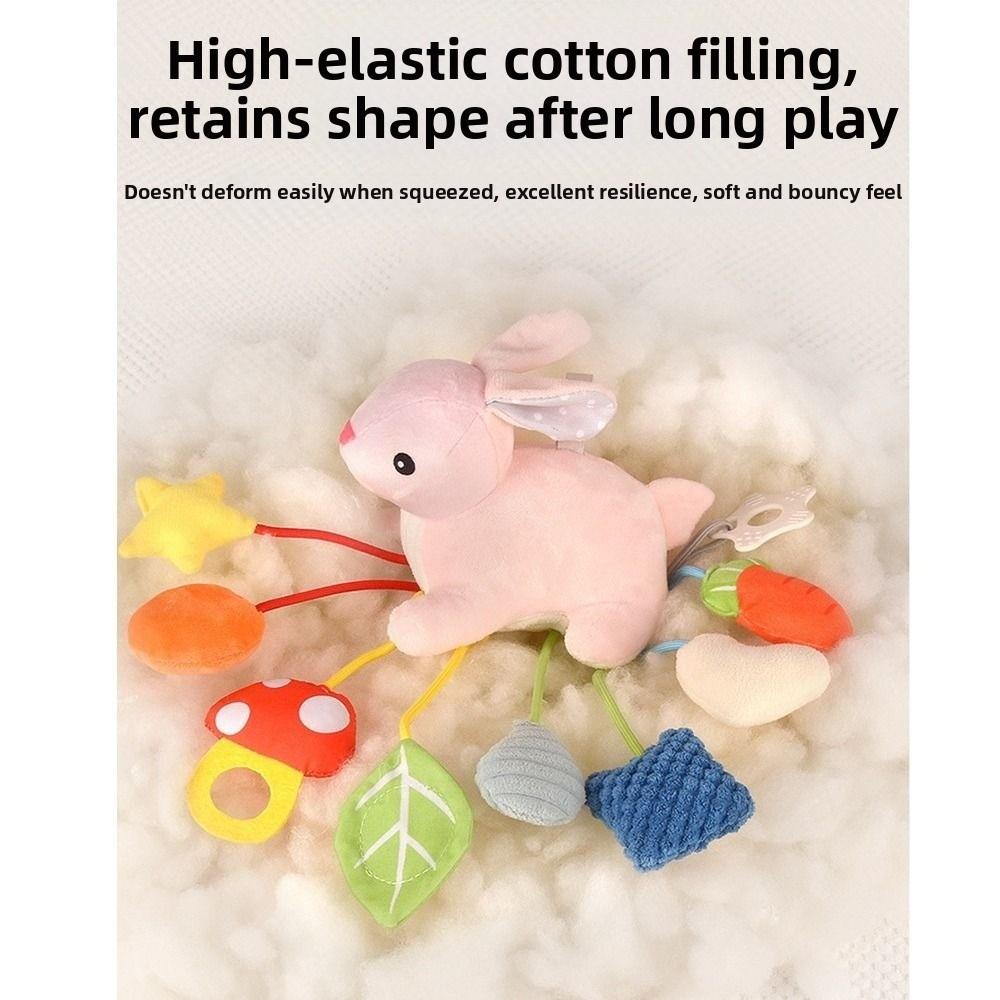 Hand Grip Plush Animals Bed Bell Dolls Cute Animal Design Plush Stuffed Hand Rattles  Car Seat
