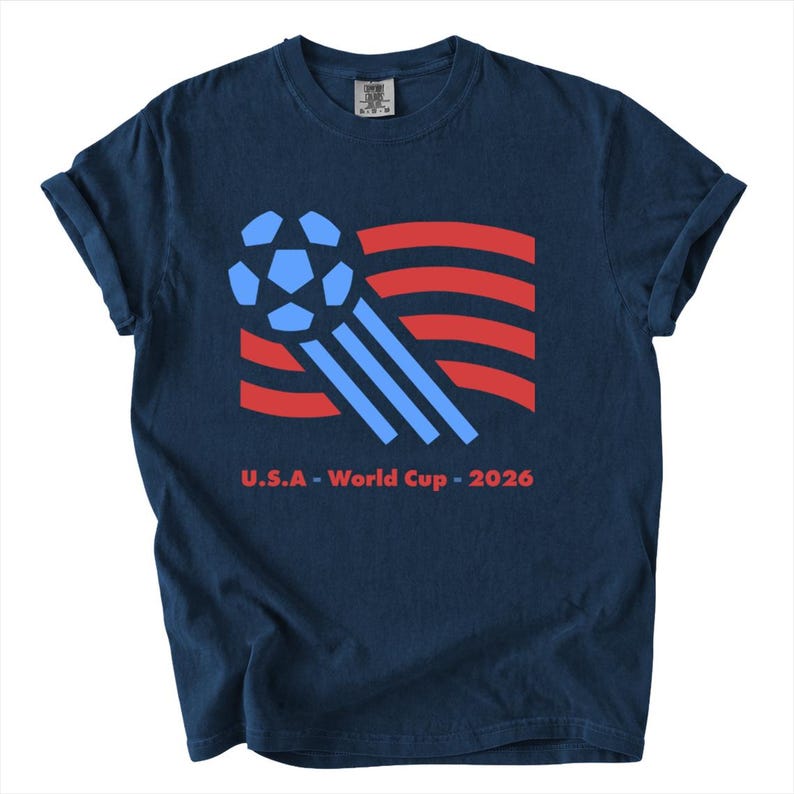 USA World Cup 2026 Shirt | Soccer USA Flag Tee | Football Fan Shirt | USA Soccer T-Shirt | Comfort Colors Tee