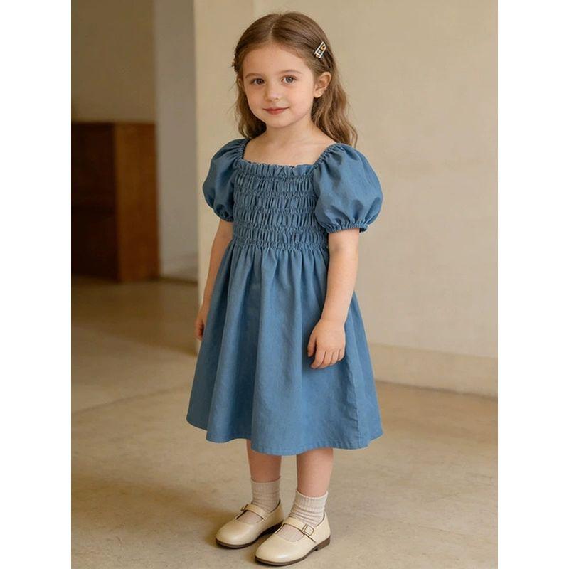 Children's Sister Matching Outfits, One Big and One Small, New Summer Style Girls' Dresses, Baby Bubble Short-Sleeve Romper Jumpsuit