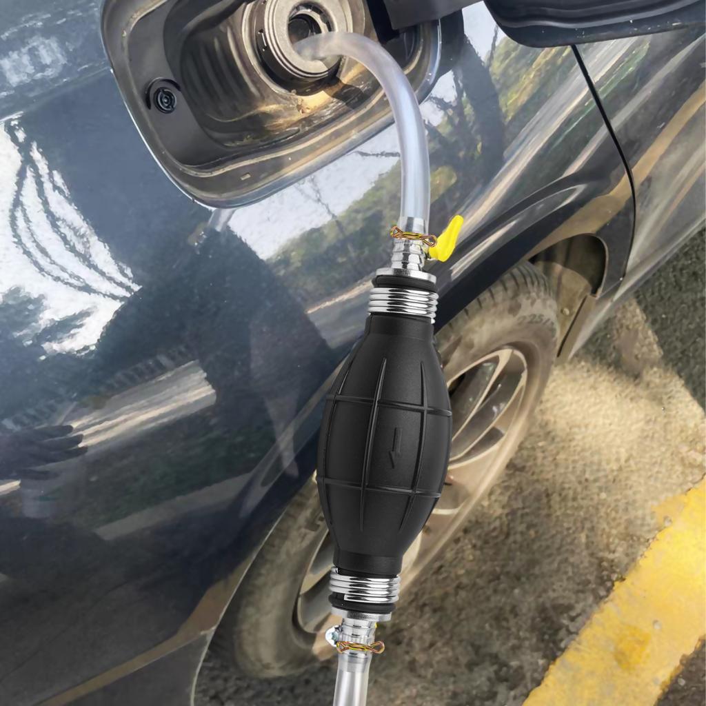 Pompă manuală de alimentare cu combustibil cu debit mare din cauciuc 6mm / 8mm / 10mm / 12mm Pompă manuală de amorsare a combustibilului cu furtun pentru mașină, barcă marină, motocicletă